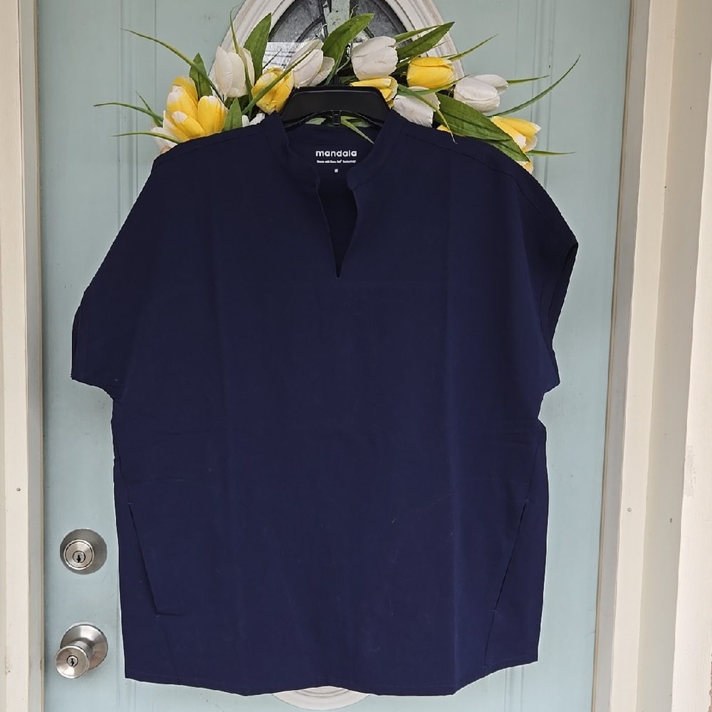 Mandala Scrub Top